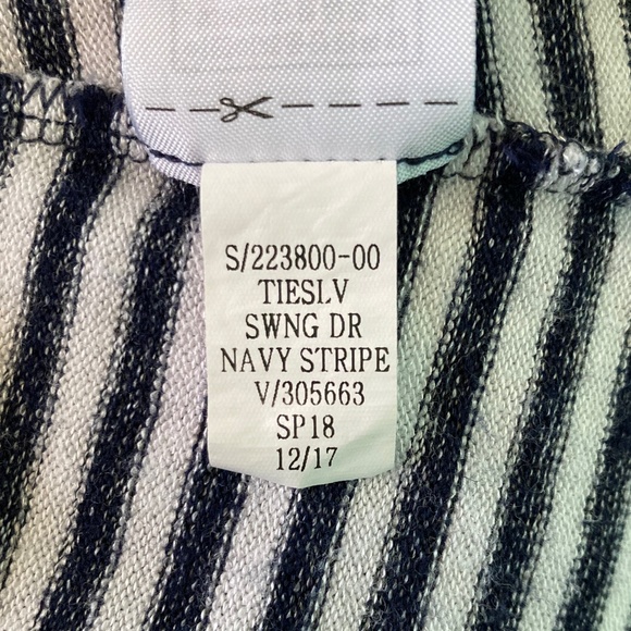 Women’s size small Gap navy and white striped comfy swing dress or T-shi… - Picture 6 of 7